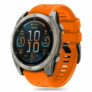 Tech-Protect Silicone Line remienok na Garmin Fenix 5x / 5x Plus / 6x / 6x Pro / 7x / 8 51mm, orange vyobraziť