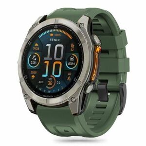 Tech-Protect Silicone remienok na Garmin Fenix 5x / 5x Plus / 6x / 6x Pro / 7x / 8 51mm, army green vyobraziť