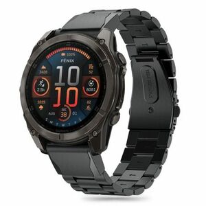 Tech-Protect Stainless remienok na Garmin Fenix 5 / 6 / 6 Pro / 7 / 8 47mm / E, black vyobraziť