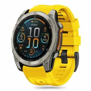 Tech-Protect Silicone remienok na Garmin Fenix 5 / 6 / 6 Pro / 7 / 8 47mm / E / 8 47mm, yellow vyobraziť