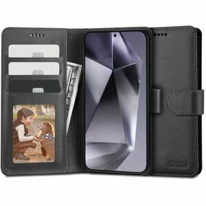 Tech-Protect Wallet knižkové puzdro na Samsung Galaxy S24 Ultra, čierne vyobraziť