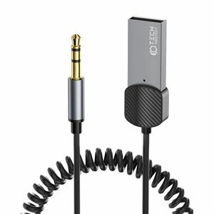 Tech-Protect Ultraboost bluetooth audio adaptér 3.5mm jack, šedý vyobraziť