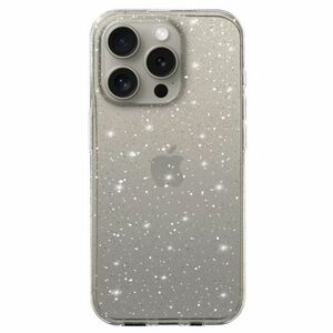 MG Crystal Glitter kryt na iPhone 16, strieborný vyobraziť