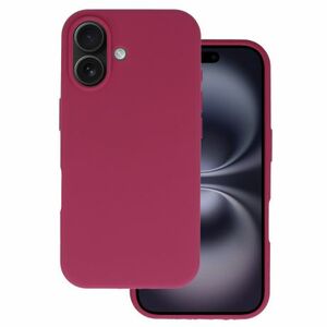 MG Silicone Lite kryt na iPhone 16, bordový vyobraziť