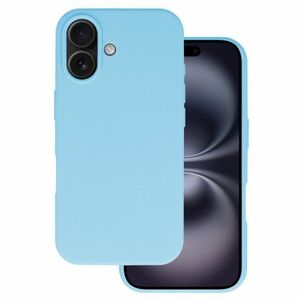 MG Silicone Lite kryt na iPhone 16, svetlomodrý vyobraziť