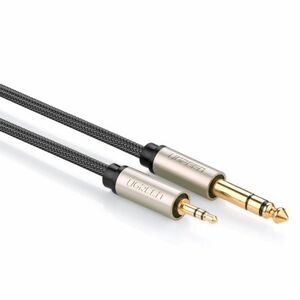 Ugreen audio kábel TRS 3.5mm jack / 6.35mm jack 1m, šedý vyobraziť