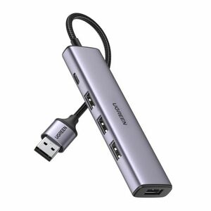 Ugreen CM473 HUB adaptér USB / 4x USB 3.0, čierny (CM473 20805) vyobraziť