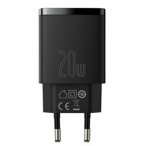 Baseus CCXJ-B01 Compact Quick Nabíječka USB/USB-C 20W Black vyobraziť