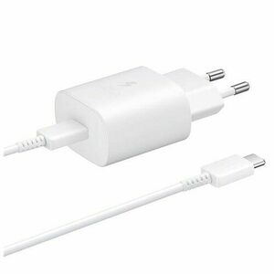 EP-TA800EWE + EP-DA705BWE Samsung USB-C Cestovní nabíječka White (OOB Bulk) vyobraziť