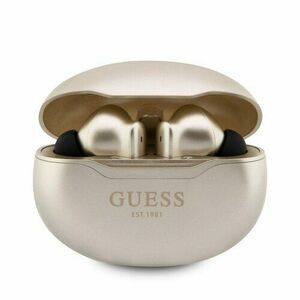 Guess True Wireless Metalic Finish BT5.3 6H Stereo slúchadlá, Zlaté vyobraziť