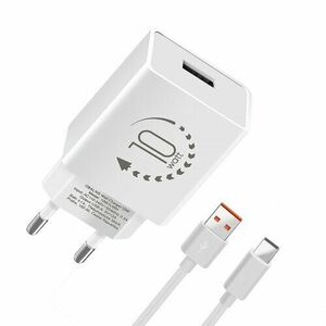 OBAL: ME Cestovní Nabíječka USB-A 10W + USB-A/USB-C Kabel 1m White vyobraziť