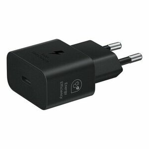 EP-T2510EBE Samsung USB-C 25W Cestovní nabíječka Black (OOB Bulk) vyobraziť