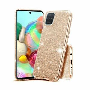 Puzdro Glitter 3in1 Samsung Galaxy A71 - zlaté vyobraziť