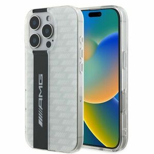 AMG Carbon Pattern Zadní Kryt pro iPhone 16 Pro Max White vyobraziť