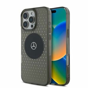 Mercedes PC/TPU Star Pattern MagSafe Zadní Kryt pro iPhone 16 Pro Max Black vyobraziť