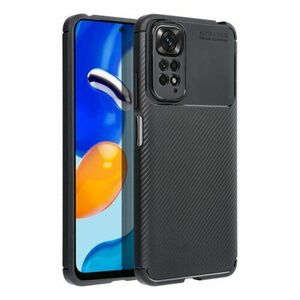 Puzdro Carbon Elite TPU Xiaomi Redmi Note 9 - čierne vyobraziť