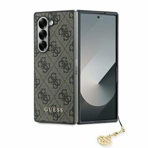 Guess 4G Charm Zadní Kryt pro Samsung Galaxy Z Fold 6 Brown vyobraziť