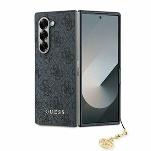 Guess 4G Charm Zadní Kryt pro Samsung Galaxy Z Fold 6 Grey vyobraziť