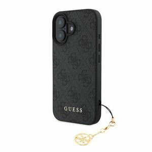 Guess 4G Charm Zadní Kryt pro iPhone 16 Plus Tone on Tone Grey vyobraziť