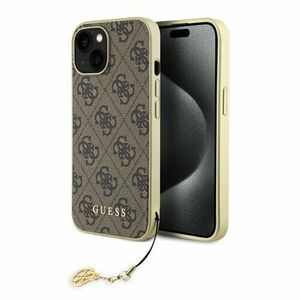 Guess 4G Charms Zadní Kryt pro iPhone 15 Brown vyobraziť