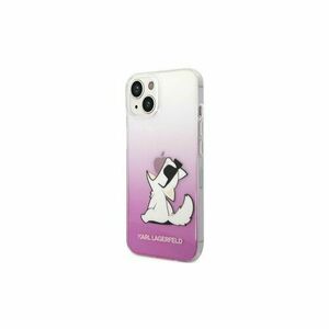 Puzdro Karl Lagerfeld iPhone 14 Pro KLHCP14LCFNRCPI pink hardcase Choupette Fun vyobraziť