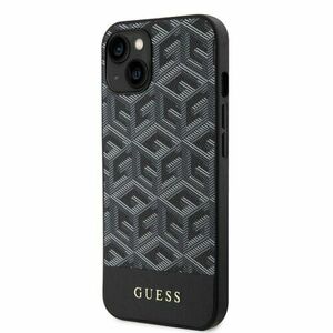 Guess PU G Cube MagSafe Kompatibilní Zadní Kryt pro iPhone 14 Black vyobraziť