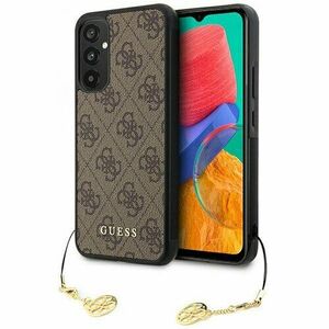 Guess case for Samsung Galaxy A34 5G GUHCSA34GF4GBR brown hardcase 4G Charms Collection vyobraziť