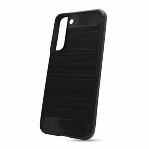 Puzdro Carbon Lux TPU Samsung Galaxy S22 - čierne vyobraziť