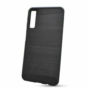 Puzdro Carbon Lux TPU Samsung Galaxy A7 A750 - čierne vyobraziť