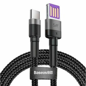 Baseus CATKLF-PG1 Cafule Quick Charging Datový Kabel USB Double Sided to USB 40W 1m Gray/Black vyobraziť