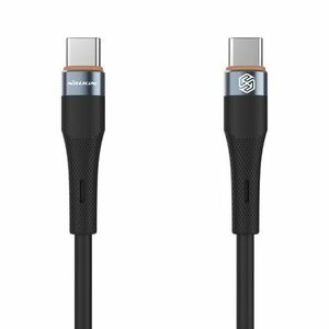 Nillkin Flowspeed Liquid Silicone Datový Kabel USB-C/USB-C 1, 2m 60W Black vyobraziť