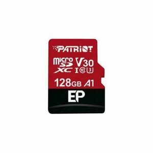 MicroSDXC karta PATRIOT 128GB V30 A1 Class 10 U3 100/80MB/s + adaptér vyobraziť