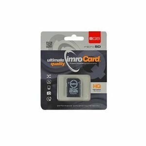 MicroSDHC karta ImroCard 8GB Class 10 + adaptér vyobraziť