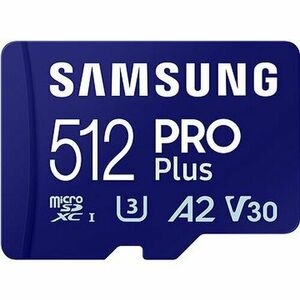 Samsung/micro SDXC/512GB/Class 10/+ Adaptér/Modrá vyobraziť