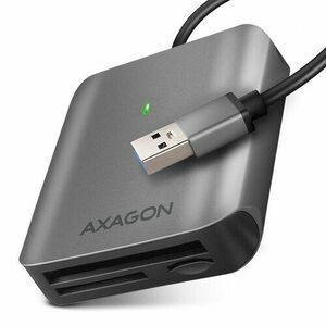 AXAGON CRE-S3, USB-A 3.2 Gen 1 - SUPERSPEED čtečka karet, 3-slot & lun SD/microSD/CF, podpora UHS-II vyobraziť