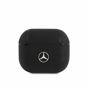 MEA3CSLBK Mercedes Kožené Pouzdro pro AirPods 3 Black vyobraziť