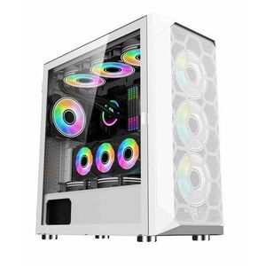 1stCOOL skriňa Wind Storm White MiddleTower, AU, USB3.0, bez zdroja, biela vyobraziť