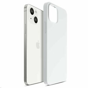 3mk Hardy Silicone MagCase pre Apple iPhone 15, Silver-White vyobraziť