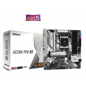 ASRock MB Sc AM5 A620 Pro RS, AMD A620, 4xDDR5, HDMI, DP vyobraziť