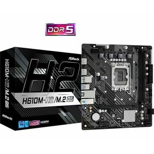 ASRock MB Sc LGA1700 H610M-H2/M.2 D5, Intel H610, 2xDDR5, 2xHDMI, mATX vyobraziť