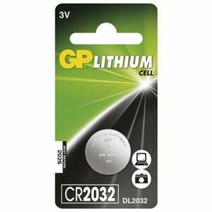 Batéria lítiová, gombíková, CR2032, 3V, GP, blister, 1-pack vyobraziť