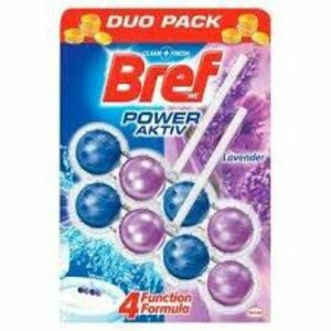 Bref Power Aktív WC záves guličky Lavender 2x50g vyobraziť