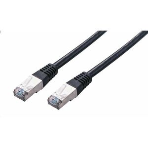 C-TECH Kábel patchcord Cat5e, FTP, čierny, 1m vyobraziť