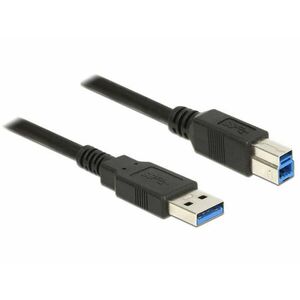 Delock Kábel USB 3.0 Typ-A samec > USB 3.0 Typ-B samec 0, 5 m čierny vyobraziť