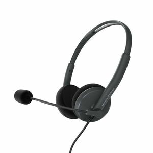 Energy Sistem Headset Office 2, komunikačné slúchadlá s mikrofónom, čierna vyobraziť