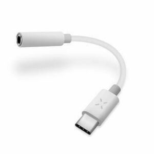 FIXED redukcia USB-C na 3, 5 mm jack s DAC chipom, biela vyobraziť