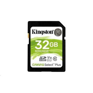 Kingston 32GB SecureDigital Canvas Select Plus (SDHC) 100R Class 10 UHS-I vyobraziť