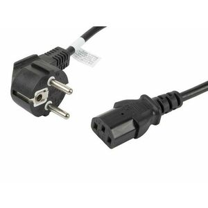 LANBERG CEE 7/7 na IEC 320 C13 POWER CORD 1.8M VDE čierny vyobraziť