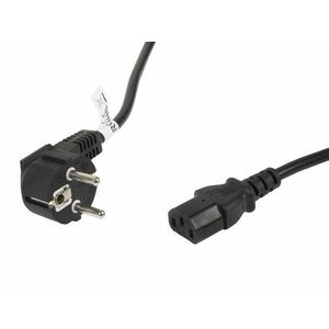 LANBERG CEE 7/7 na IEC 320 C13 POWER CORD 5M VDE čierny vyobraziť