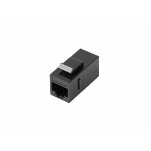 LANBERG FEED-THRU KEYSTONE CONNECTOR RJ45->RJ45 CAT.5E UTP vyobraziť